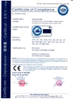 CE certificate of compliance